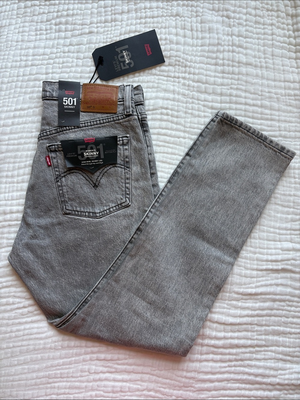 Levi's 501 Skinny Jeans 27W 28L